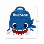 Mochila para cachorro Baby Shark azul