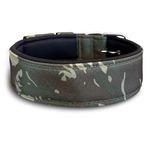 COLEIRA SUPERCONFORT 5cm camuflado militar com preto
