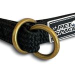 COLAR ANTI PUXÃO CORDA CHATA 22mm ARGOLA LATÃO