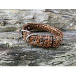 COLEIRA BABY 3cm glitter oncinha