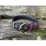 COLEIRA BABY 3cm glitter preta