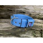 COLEIRA LISA 5cm azul bebê