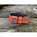 COLEIRA SUPERCONFORT 5cm laranja com preto