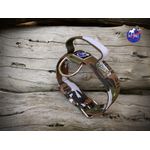 COLEIRA TÁTICA 5cm COM ALÇA camuflado army