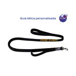 Guia tática Personalizada com alça de contenção mosquetão de latão 150cm 