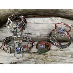 KIT PEITORAL UNIVERSAL, COLEIRA TÁTICA E GUIA DE PASSEIO cor camuflado USA