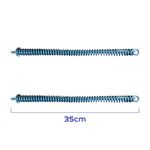 Kit spring pole mordedor bite suit 3 alças com mola spring e mosquetões 