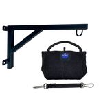 Kit Spring Pole com elástico e Mordedor Pillow Bite Suit 30x22cm Macio e suporte parede