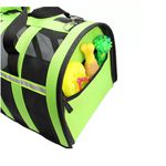 Bolsa Mala de Transporte Para Passeio Pet Cães e Gatos Preta