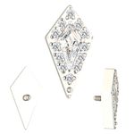 Piercing Labret Trapezio Cravejada 