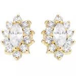 Piercing Retro Vintage Oval Cravejado 