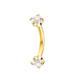Piercing Barbel Curvo de sobrancelha