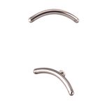 Labret Cluster curvado Titanio Rosca Interna 