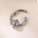 Argola Titanio Abelhinha Modelo Clik