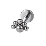 Topo Ornamental Com 06 Esferas Fomato 1/2 Flor