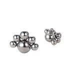 Topo Ornamental Com 06 Esferas Fomato 1/2 Flor