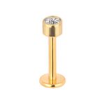 Labret Ponto De Luz Com Zirconia Encrustada