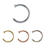 Piercing Argola Nariz com trava 
