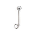 Piercing, Intimo, Cristina, 01 Pedra, Zircônia, Cravada, Titanio, Pedra CZ