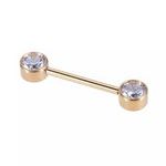 Piercing Para Mamilo Com Pedras Naturais