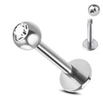  Ponto luz Australiano Pvd Black Com Pedra CZ Modelo Push Pin