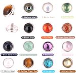 Topo Titânio Com Pedras Semi Preciosa Para Microdermal e Surface