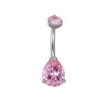  Piercing de Umbigo Com Pedraria Feita Em Zircônia 