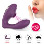 Vibrador de Ponto G com Estimulador de Clitóris 