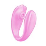 Vibrador de casal com Pulsação 