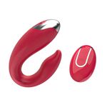 Vibrador de Casal com Case de Acrílico Recarregável / com Controle Remoto 