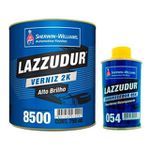 Kit Verniz 8500 + Endurecedor 054 900Ml Lazzuril