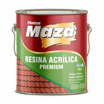 Resina Acrilíca Premium Base Água Fosco Incolor 3,6l - Maza