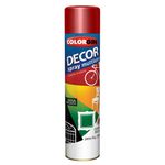 Spray Decor Vermelho Metálico - Colorgin
