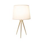 Abajur Allegro Bronze 1xe27 Bulbo Max 40w (somente Base)