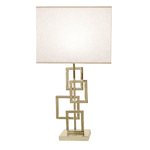Abajur Balance Dourado 1xe27 Bulbo Max 40w (somente Base)