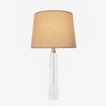 Abajur Classic Cromado / Transparente 1xe27 Bulbo Max 40w (somente Base)