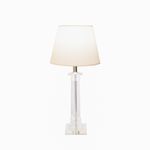 Abajur Classic Cromado / Transparente 1xe27 Bulbo Max 40w (somente Base)