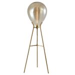 Coluna Caju Bronze Conhaque 1xe27 Bulbo Max 40w