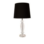 Abajur Scent Cromado / Transparente 1xe27 Bulbo Max 40w (somente Base)