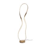 Coluna Flow Dourado / Branco 1xled 35w