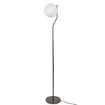 Coluna Viva Cromo Negro / Branco 1xe27 Bolinha Max 5w