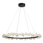 Pendente Aster Preto 1xled 37w