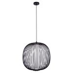 Pendente Aral Preto 2xled 4w