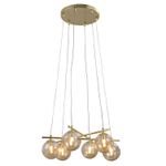Pendente Asta Dourado / Champanhe 6xg9 Max 25w