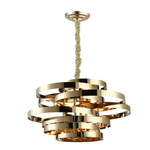 Pendente Athena Dourado 5xe14 Vela Max 40w