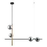 Pendente Bambu Preto / Bronze 4xg9 Max 25w