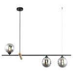 Pendente Bambu Preto / Bronze 3xg9 Max 25w