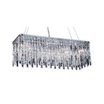 Pendente Charm Cromado / Transparente 11xg9 Max 40w