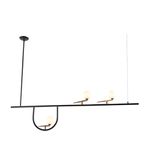 Pendente Bem-te-vi Preto / Dourado 3xg9 Max 25w