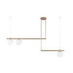 Pendente Caê Dourado / Branco 3xg9 Max 7w